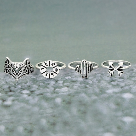 **SUNNIVA* 12-Pc Silver Animal Fashion Ring Set - Picture 9 of 10